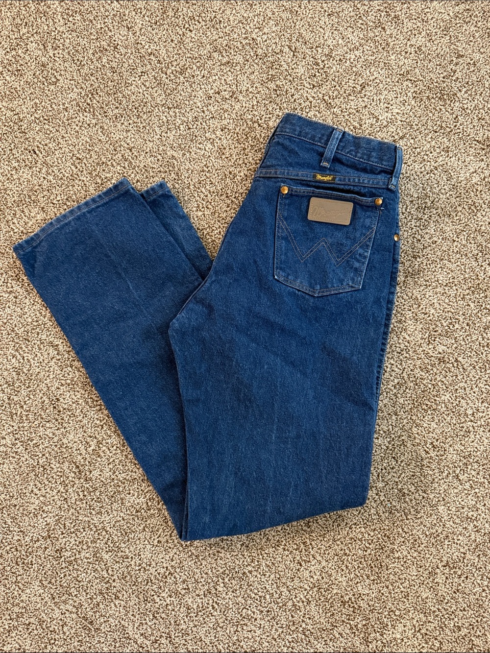 Wrangler Women’s Deep Blue Straight Leg Jeans